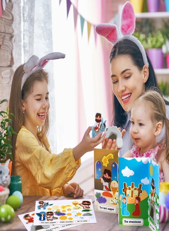 مجموعة سينلود المكونة من 24 مجموعة من الحرف اليدوية الدينية لعيد الفصح، ومجموعات مشاهد أسبوع الآلام، وملصقات قيامة المسيح، وملصق الصليب، وحرف يدوية لأحد الشعانين، ومستلزمات حفلات المشاريع اليدوية. - Image 5